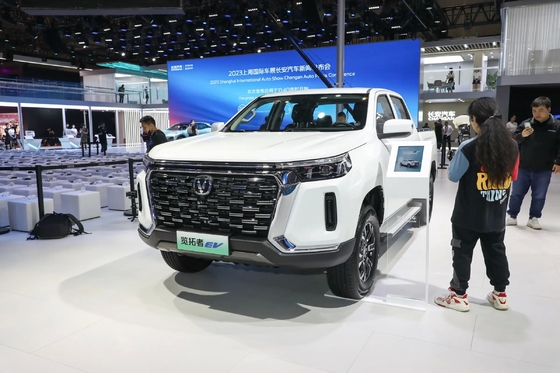チャンガンランツェミニピックアップEV エネルギー用車両のための405KMドライブオン電気EV