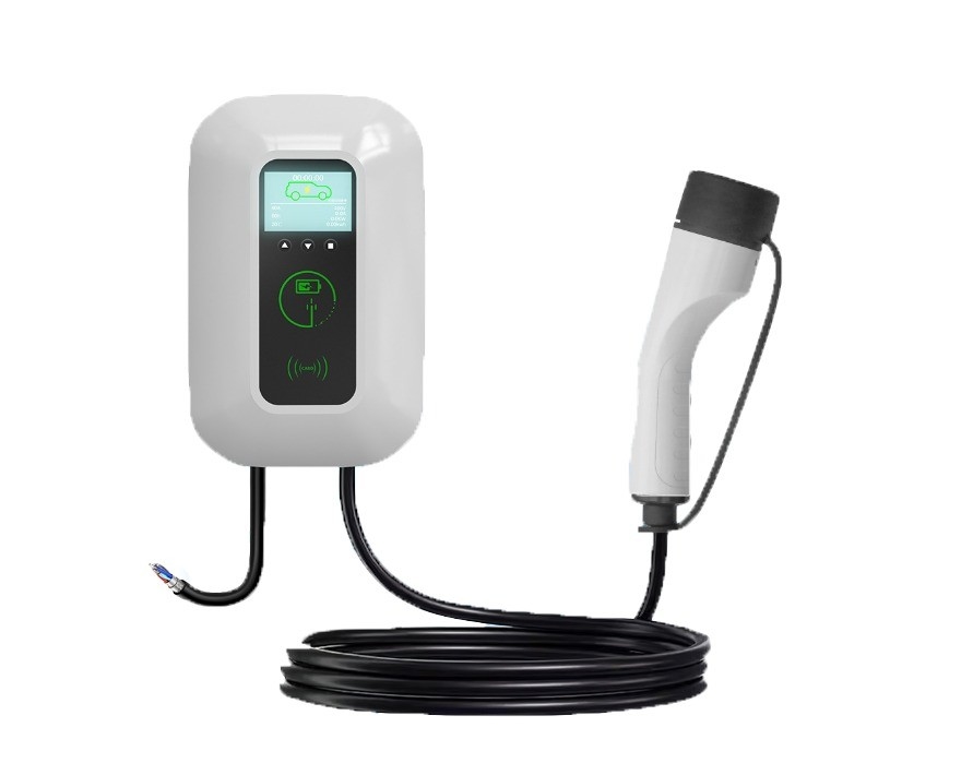 AC出力電流 7KW 220v CCS/タイプ2 壁掛けのヨーロッパ標準充電ステーション